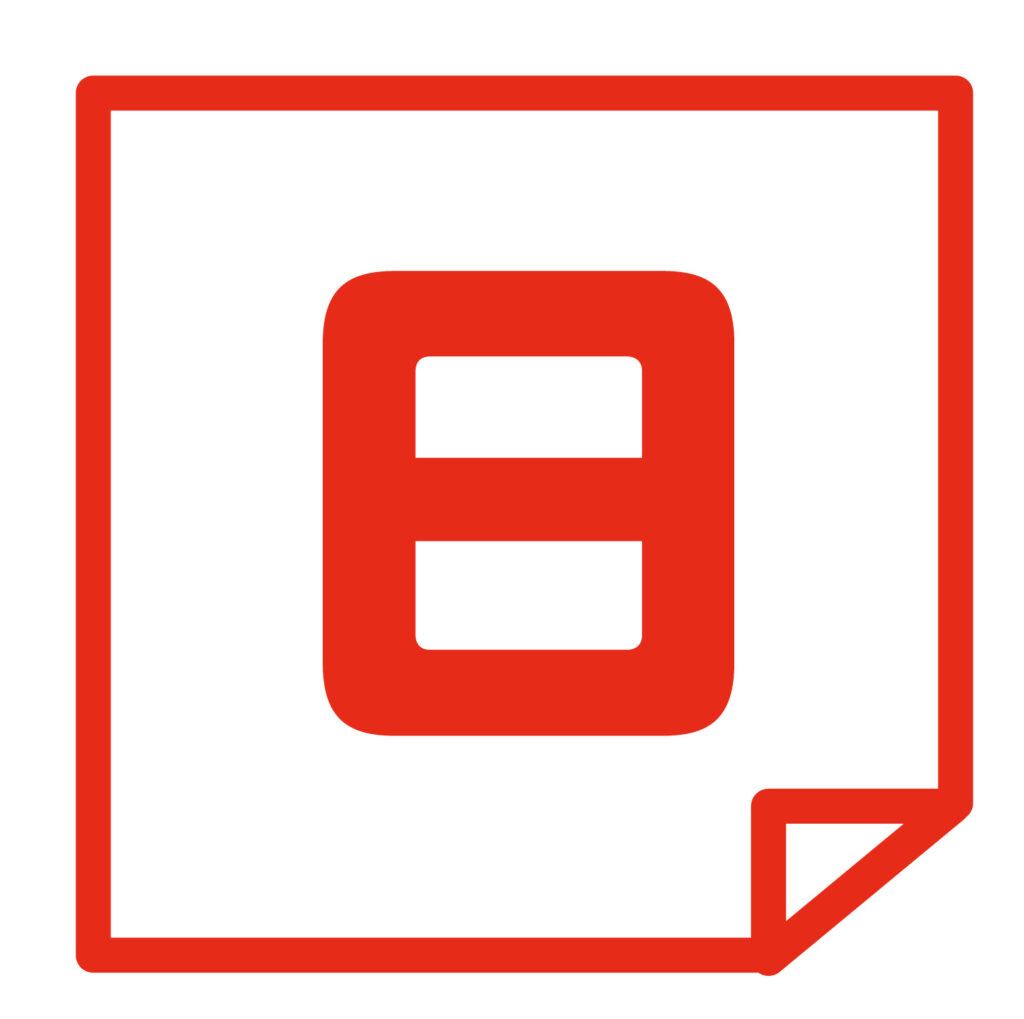 「日曜」用紙の端が折れている風