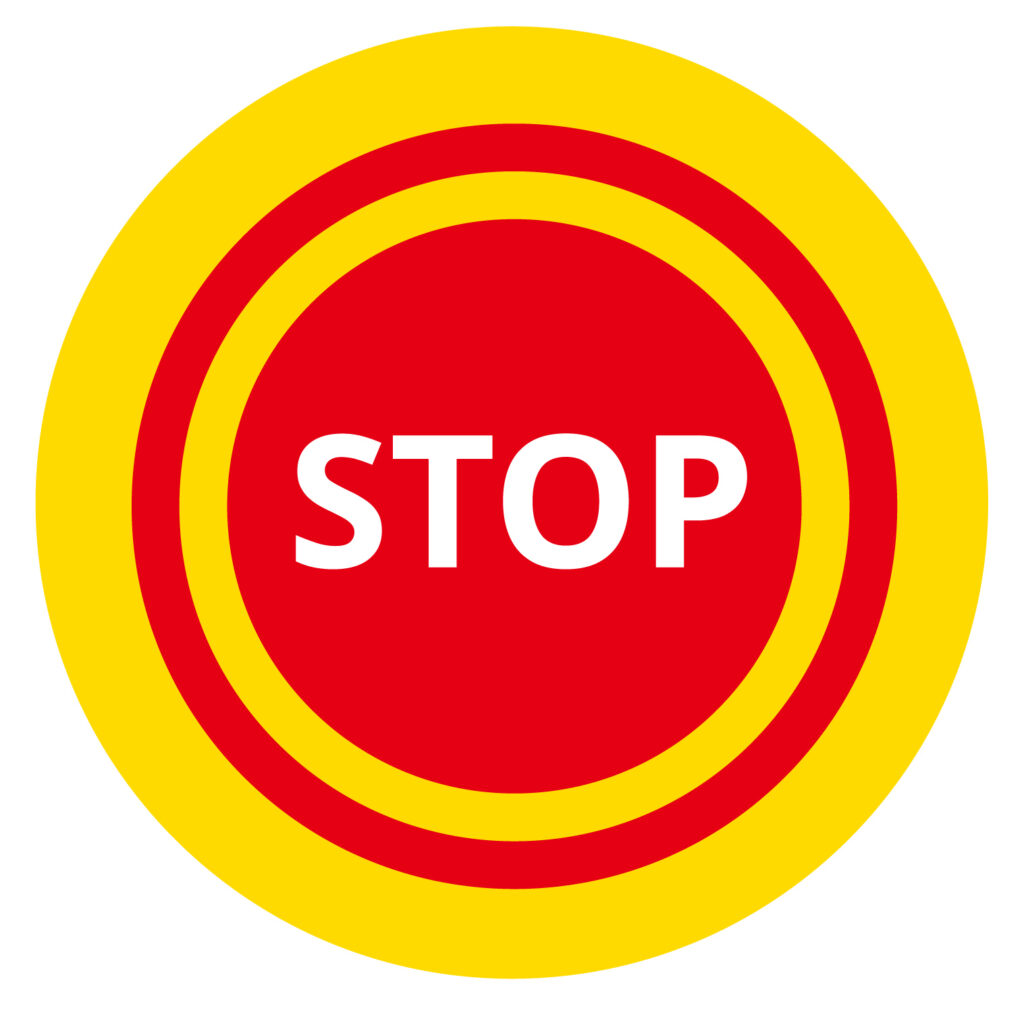 「STOP」の赤いアイコン素材です。 背景の黄色が目立つ素材です。 シンプルなデザインで使いやすいです。 無料ダウンロードできますお気軽にどうぞ。 チラシやウェ