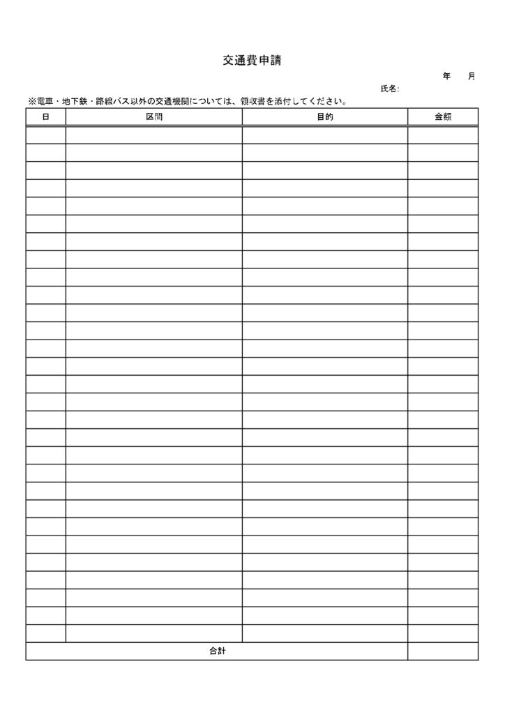 車・電車の通勤や出張に活用「交