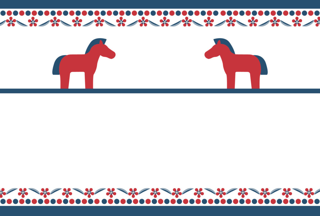 年賀状 2026年（丙午・午年）イラスト入り年賀状の素材 新年の挨拶