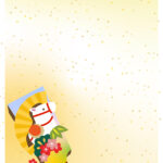 年賀状 2026年（丙午・午年）イラスト入り年賀状の素材 Word