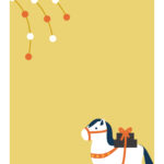 年賀状 2026年（丙午・午年）イラスト入り年賀状の素材 2026年