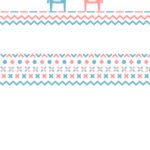 年賀状 2026年（丙午・午年）イラスト入り年賀状の素材 北欧