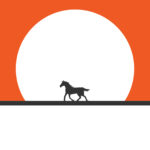 年賀状 2026年（丙午・午年）イラスト入り年賀状の素材 馬