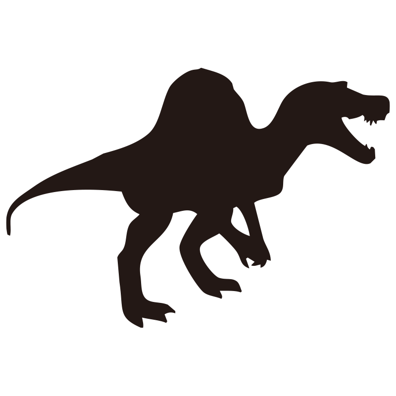 背中の大きな帆が特徴的な肉食恐