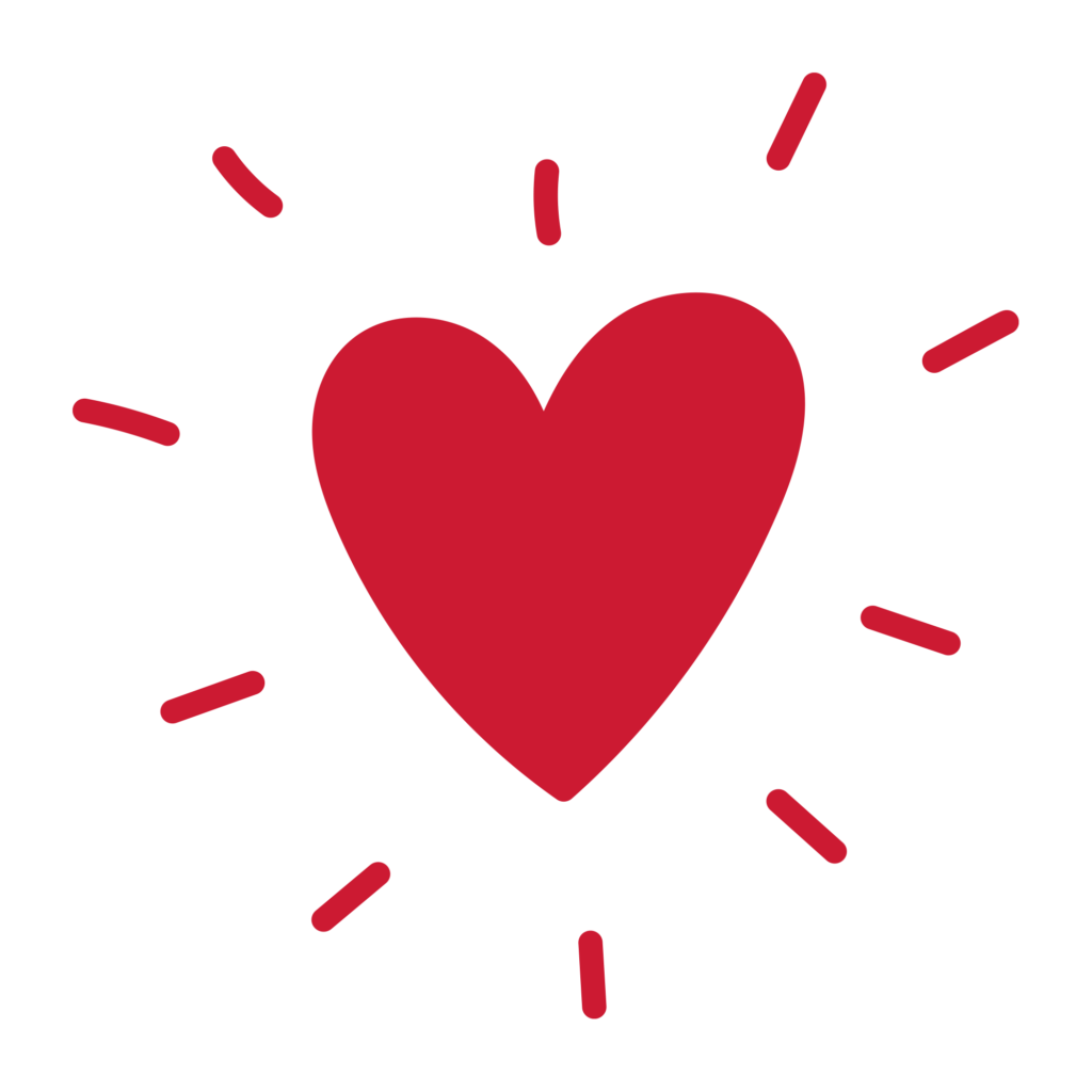 周囲に光を放っているような、輝