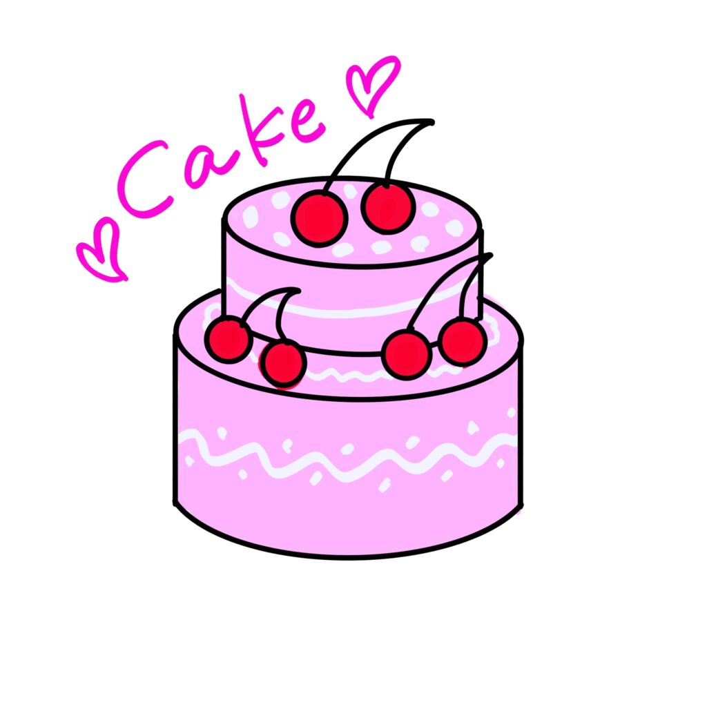 やさしいピンク色を基調にした二