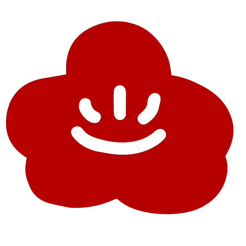 和の風情を感じさせる、赤い梅の