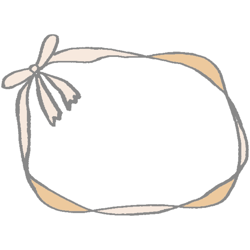 優しい色合いの布でできたような