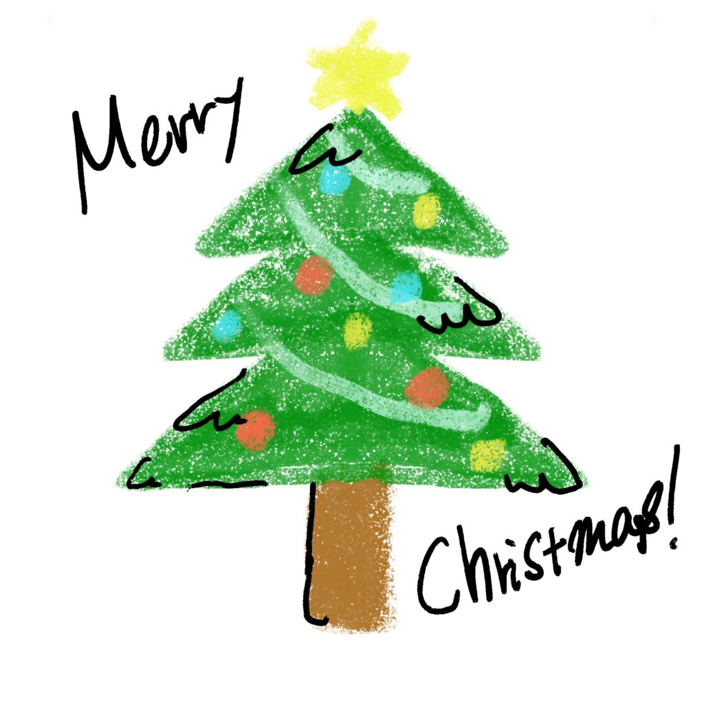 クレヨンのようなやさしい質感で