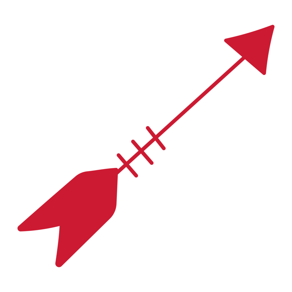 キューピッドの矢をイメージさせ