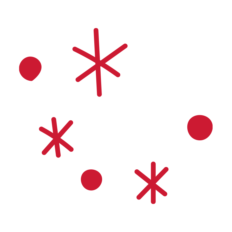 アスタリスクのような形をした星