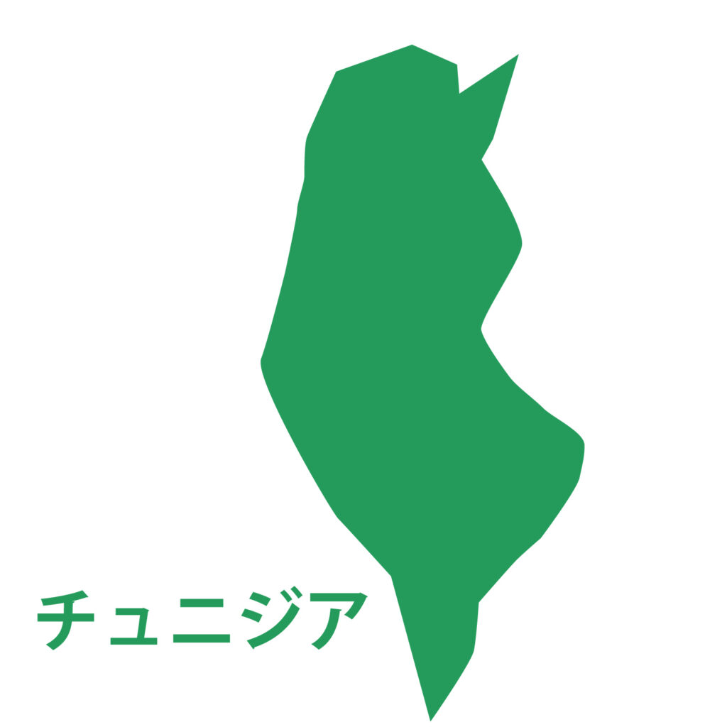 「チュニジア」のアイコン素材で