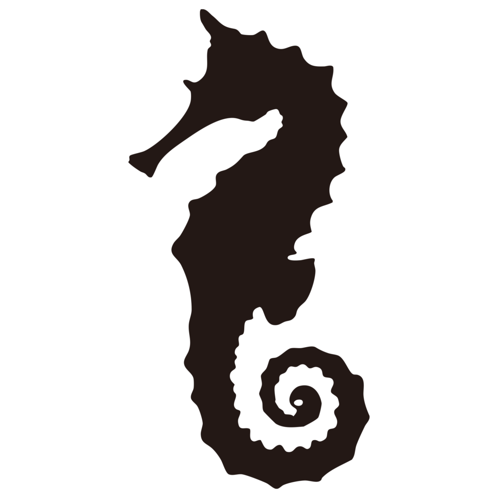 独特なフォルムを持つタツノオト