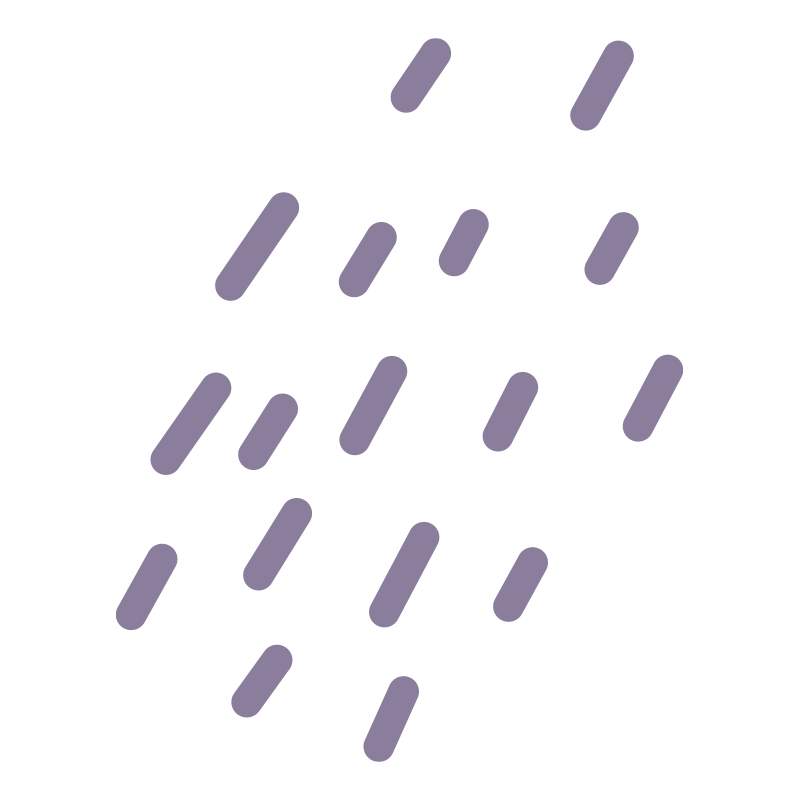 黒い背景に、細かく斜めに降る雨