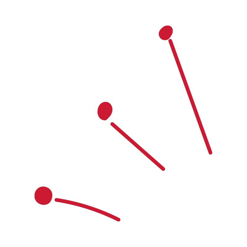 驚きや気づきを表現する、3本の