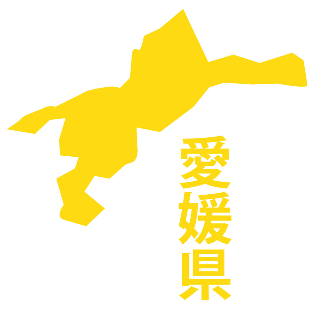 「愛媛県」のアイコン素材です。