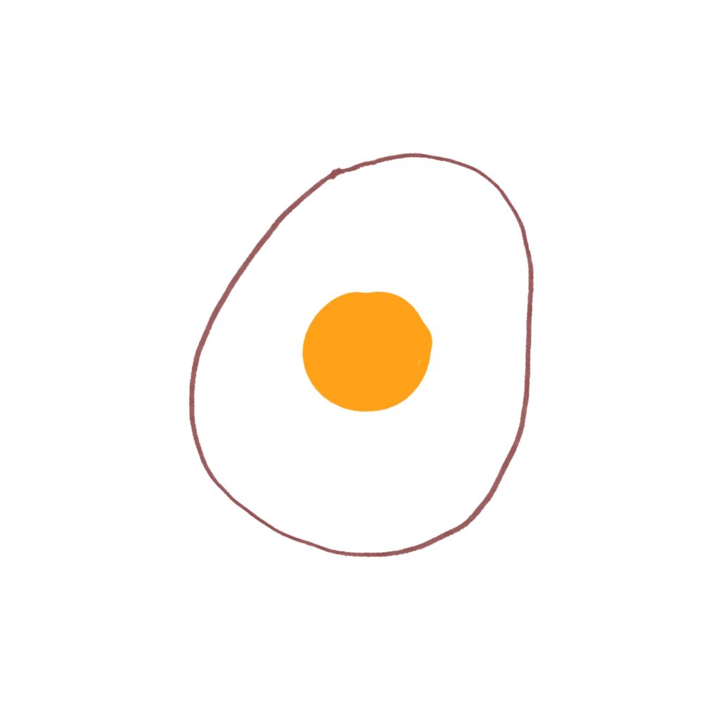 白い背景にシンプルな線とやわら