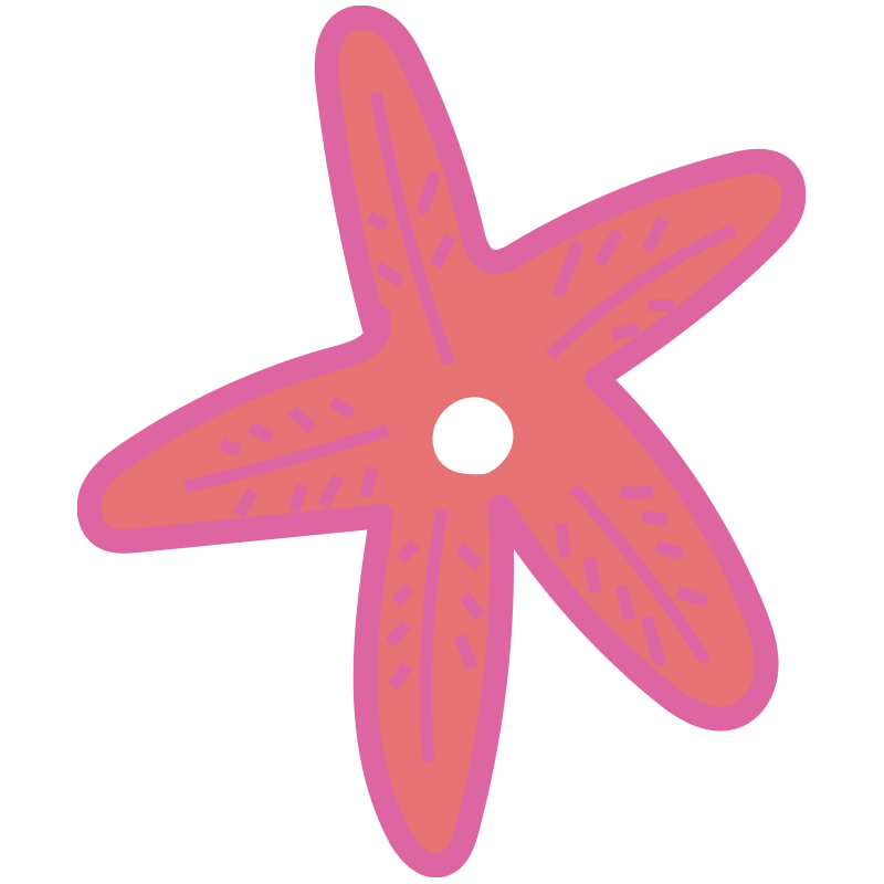 濃いピンクと赤の配色がポップで