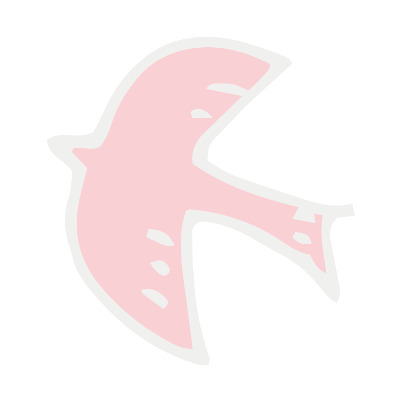 ゆるいタッチで描かれたピンク色