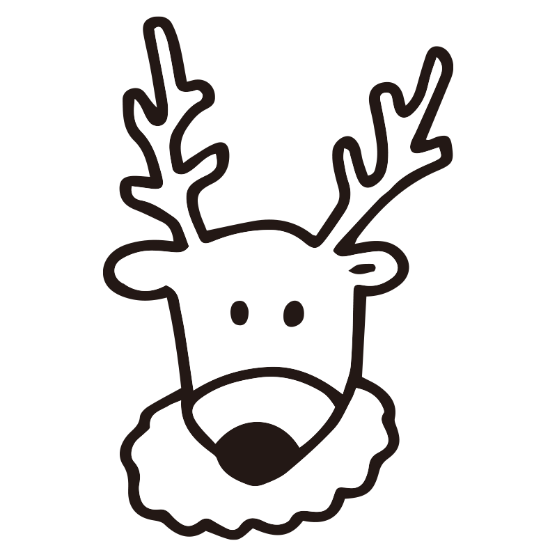 立派な角と首元のふさふさした毛