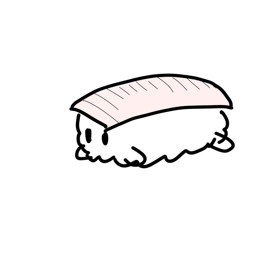 いかのお寿司をモチーフに、ゆる