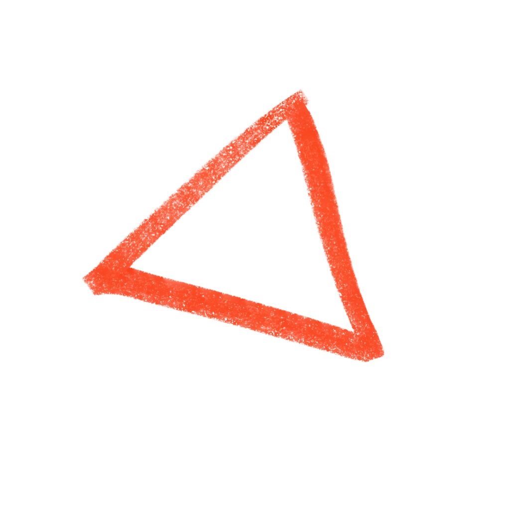 クレヨンで描いたようなざらりと