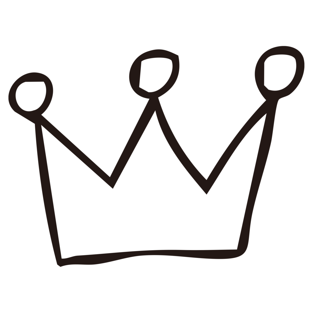 3つの丸い装飾が特徴的な、シン