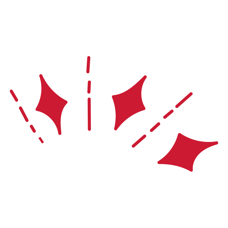 キラキラとした輝きや光を表現し