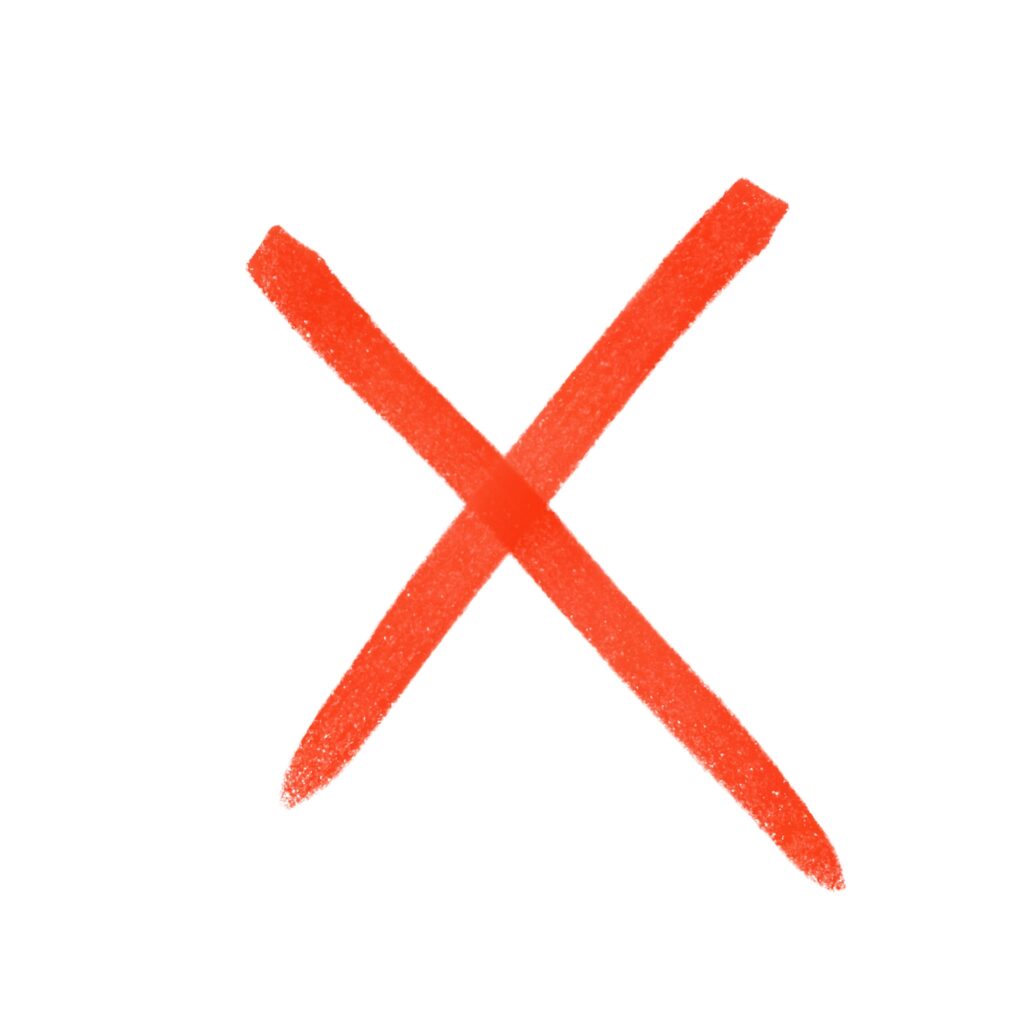 ラフなクレヨン調のタッチで描か