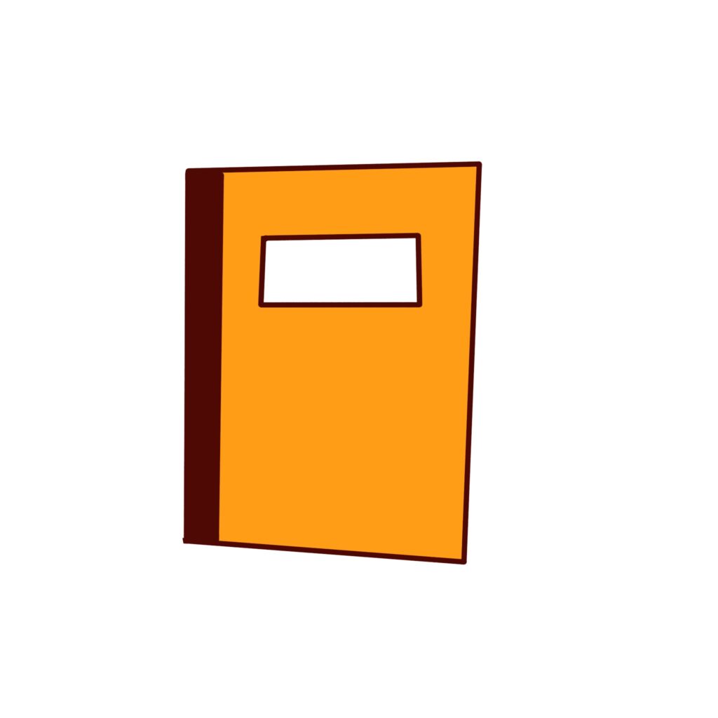 オレンジ色の表紙が目を引くノー