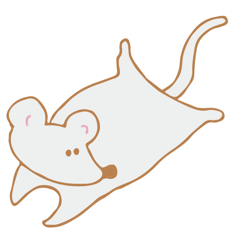 全身がふわっとした白いシルエッ