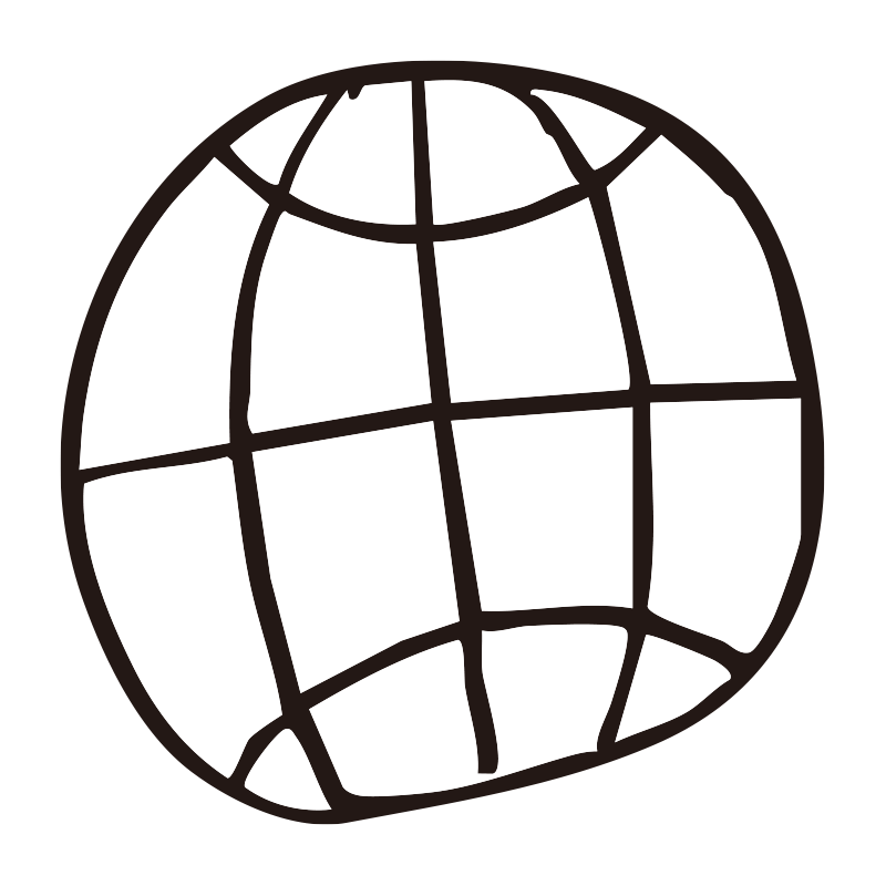 手書きのラフなタッチで描かれた