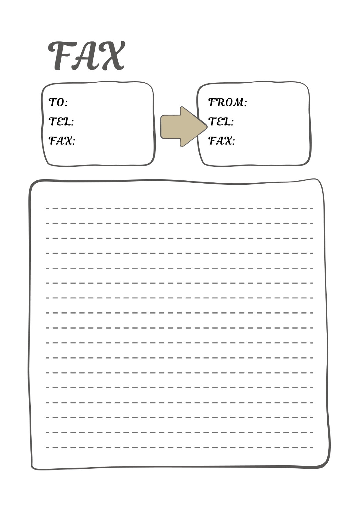 シンプルでかわいいレトロなデザインのFAX送付状の無料テンプレートとなり、かわいいレトロ感があるデザインとなります。 ダウンロードを頂く事で、エクセルとワードは