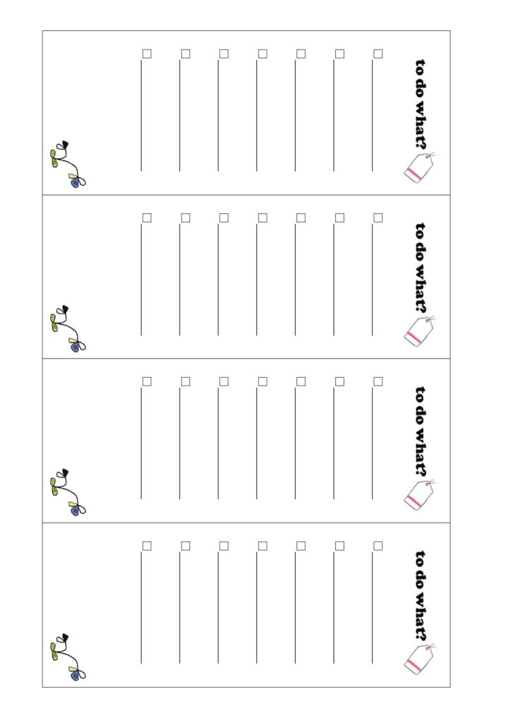 可愛いテンプレ ToDoリスト やること