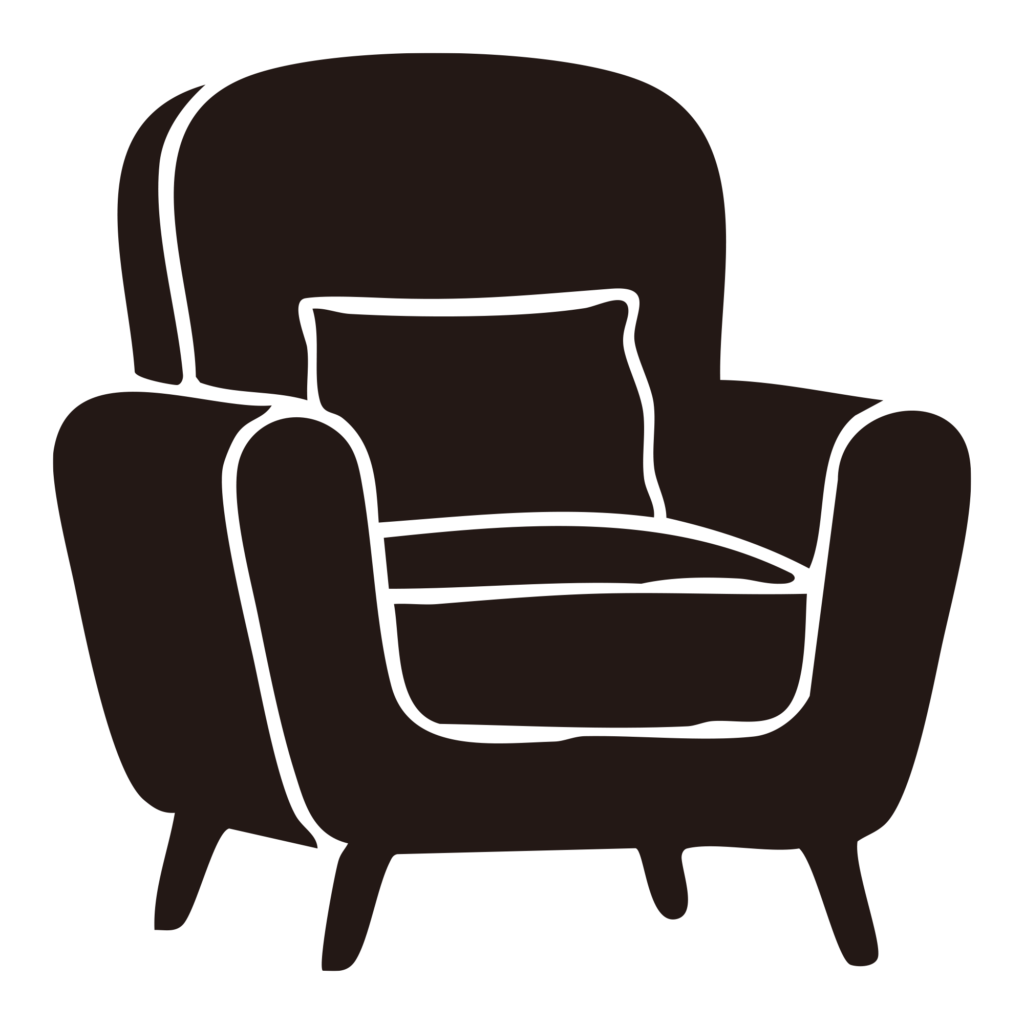 北欧風のシンプルでモダンな一人