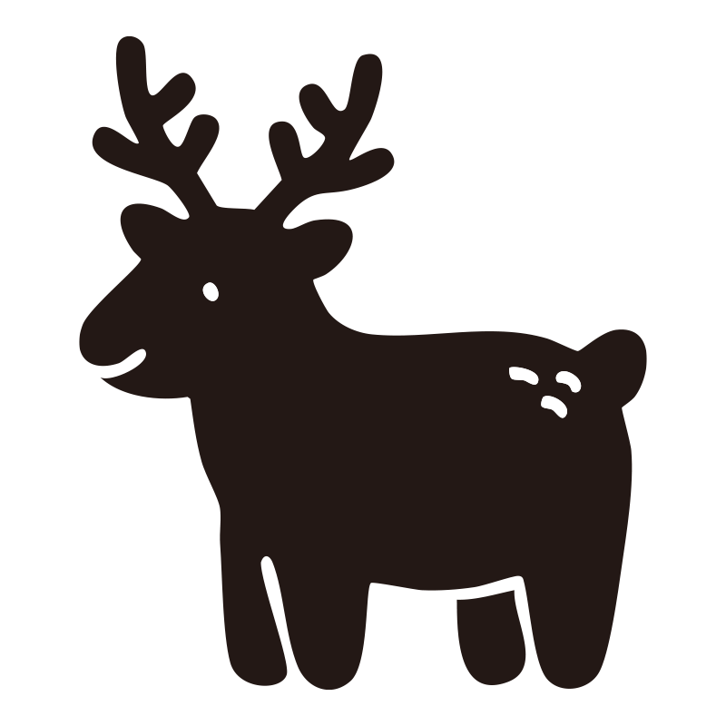 立派な角を持った、穏やかな表情