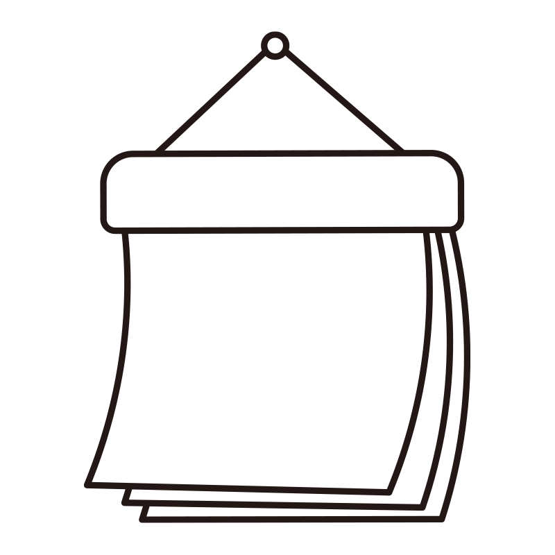 壁に吊り下げられたようなデザイ