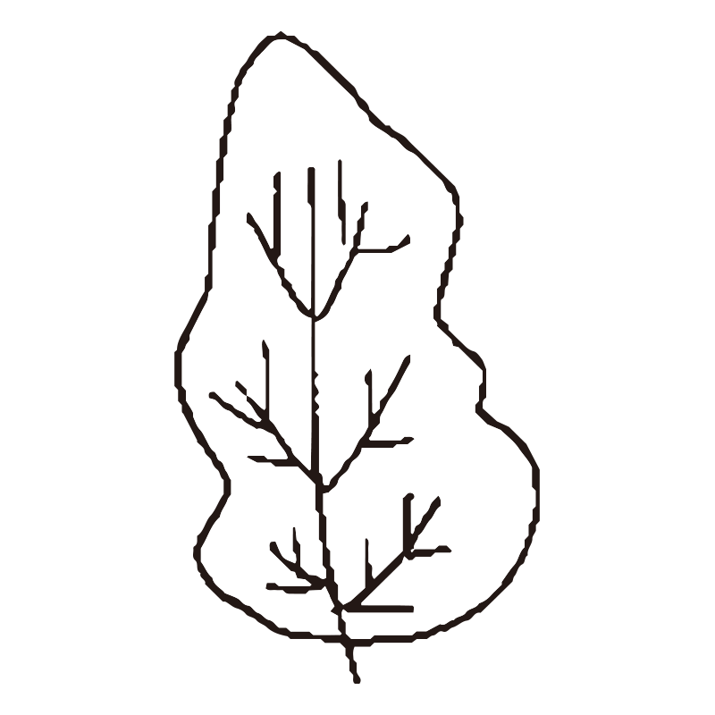 もこもことした輪郭が可愛らしい