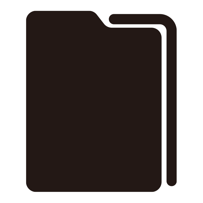 書類を挟んで分類するための個別