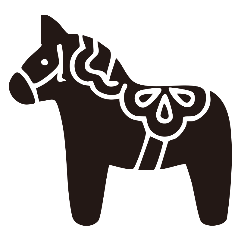 スウェーデンの伝統工芸品「ダー