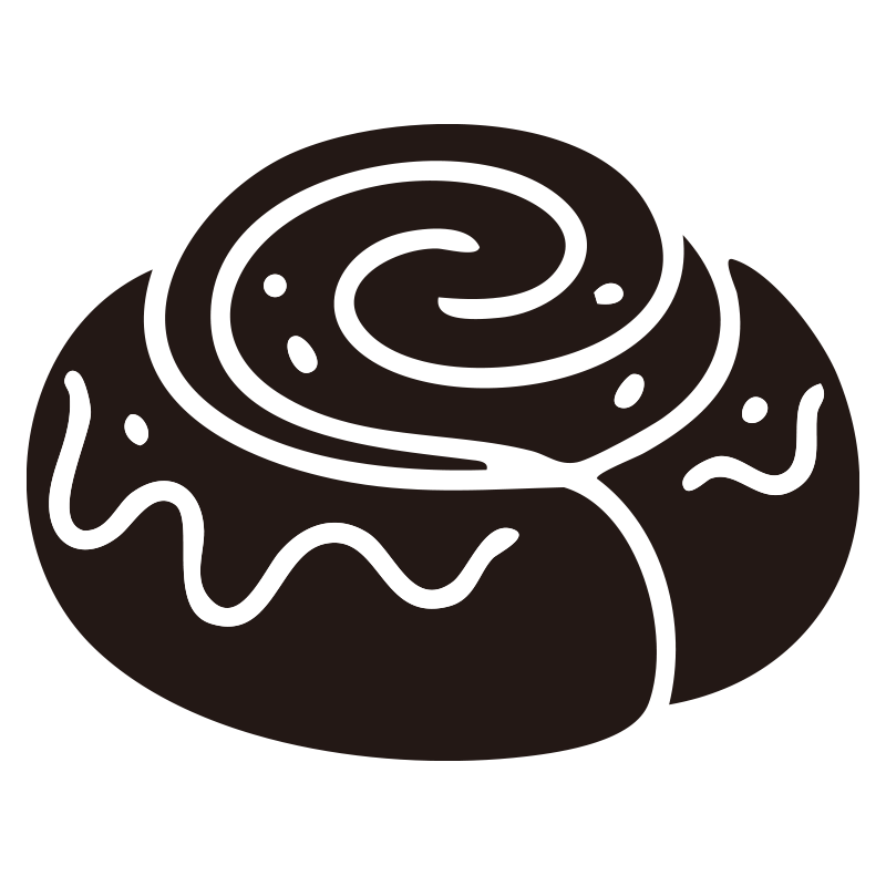 渦巻き状の形とアイシングが美味