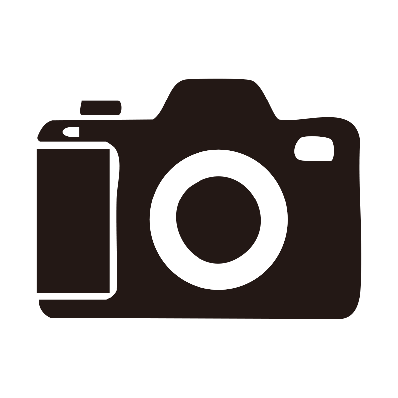 デジタル一眼レフカメラのシルエ