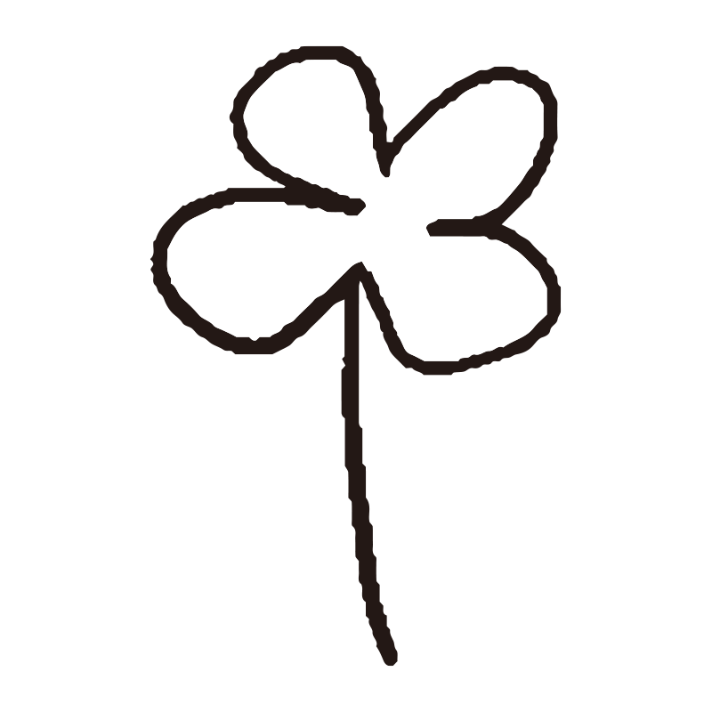 四つ葉のような形をした可愛らし