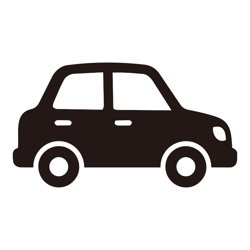 乗用車を真横から捉えた、親しみ