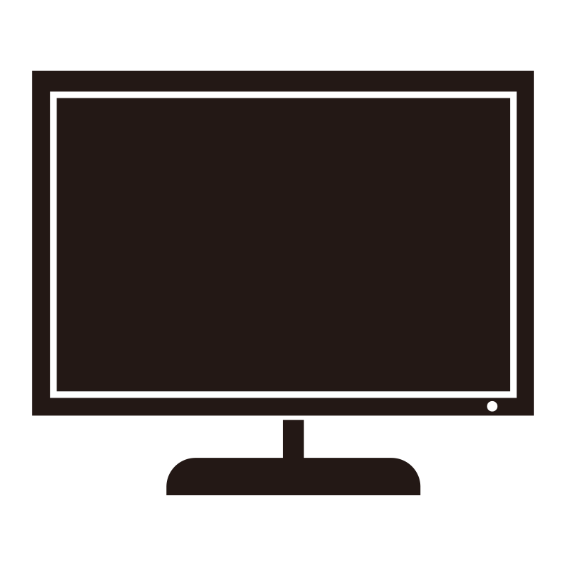 デスクトップパソコンのモニター