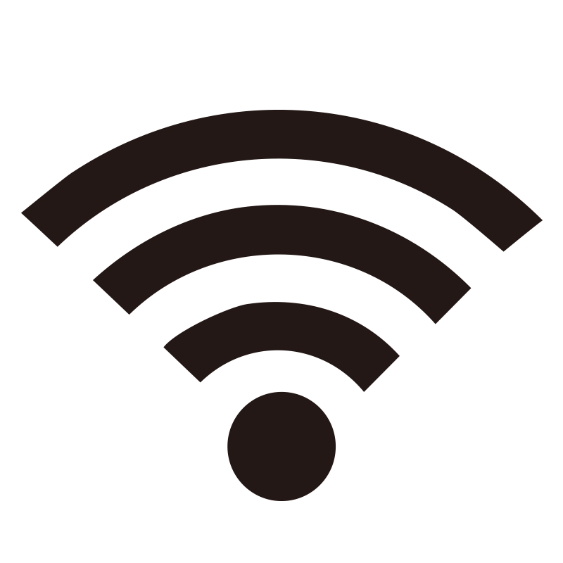 インターネット接続環境を示す、