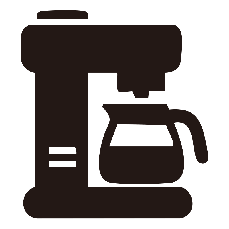 コーヒーサーバーがセットされた