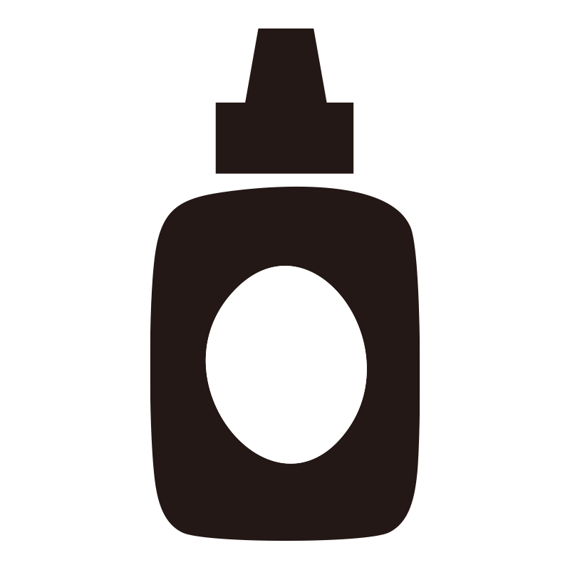 工作や事務作業で使用する液体の