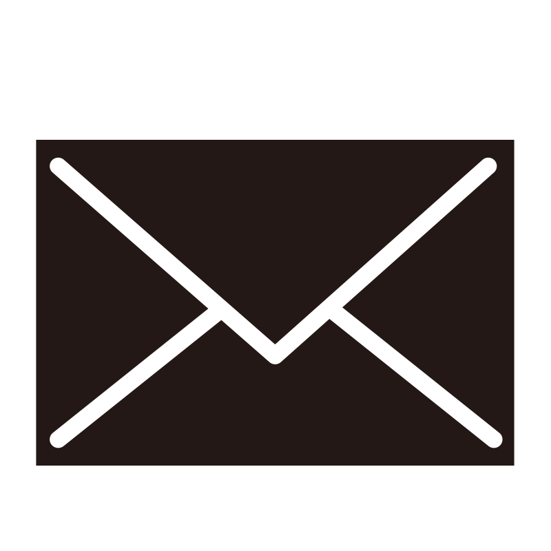 封筒（レター）をモチーフにした